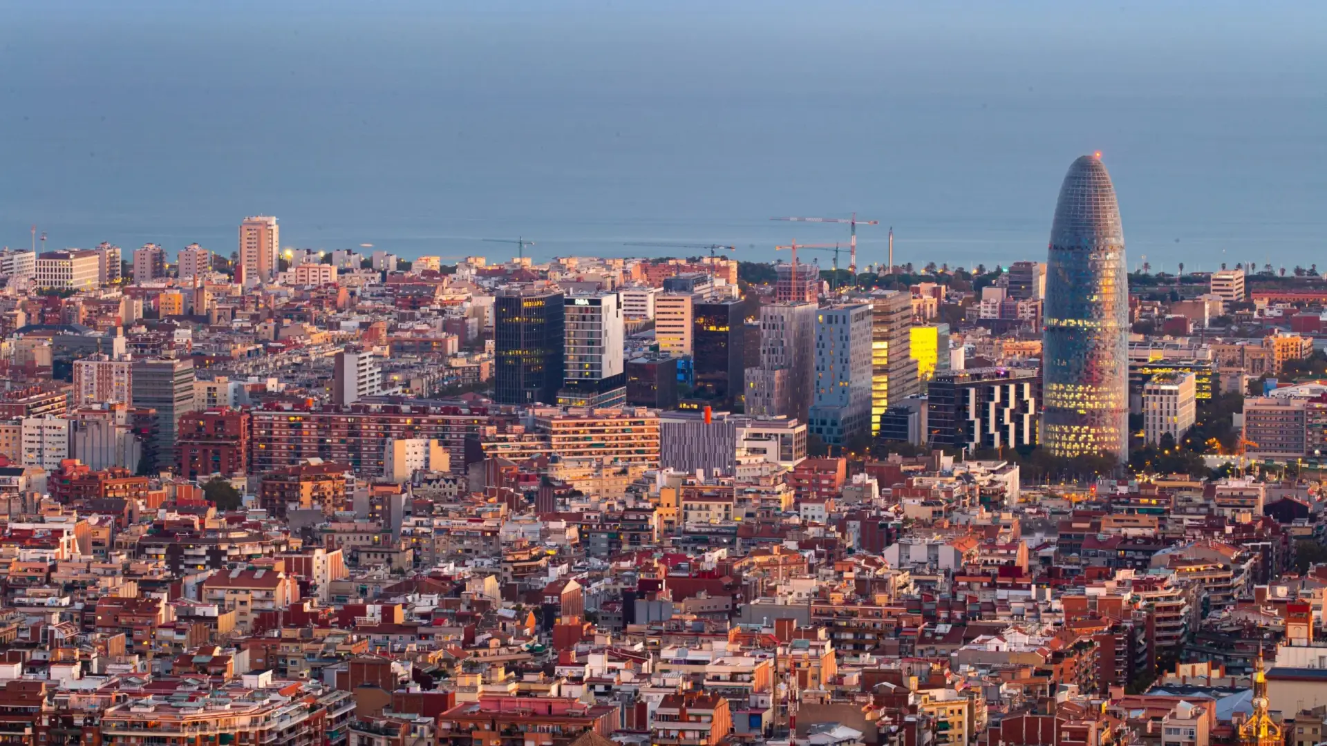 Vistas del distrito de Horta-Guinardó, Barcelona