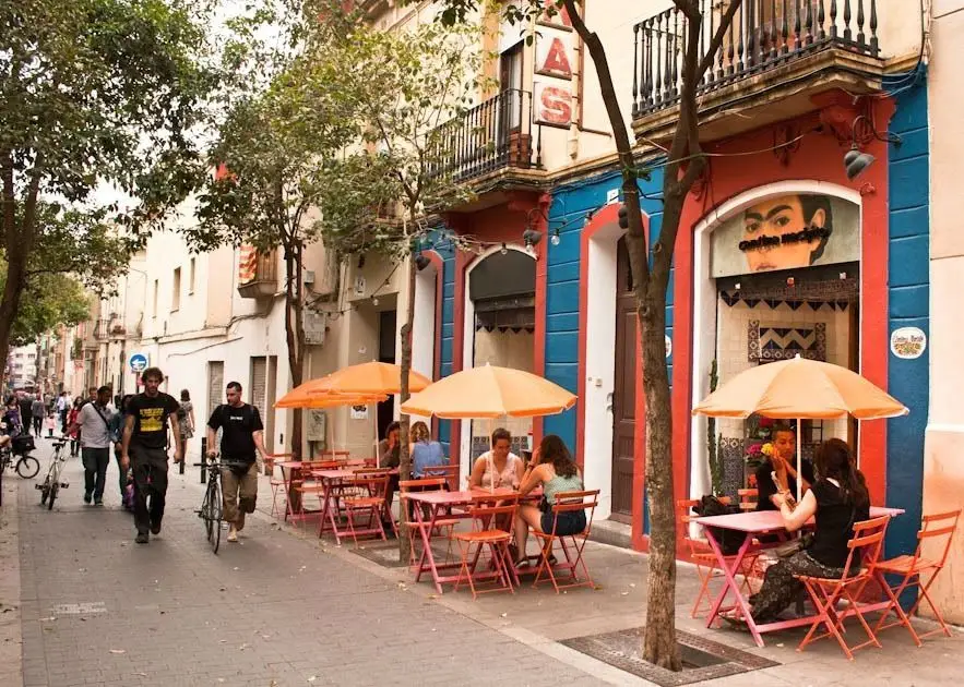 Fincas del barrio de Vila de Gràcia, Barcelona